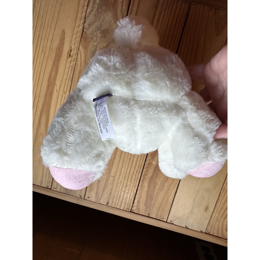 Ploofs Cute N Creepy Stuffed Animal 10" Gothic Plush Spooky White Mouse w/ Horns - Picture 5 of 11